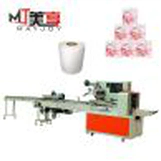 Empaquetadora de papel higiénico de un solo rollo completamente automática